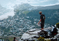 Rock Climbers on Table Mountain, Cape Town, &copy;Audrey Nattrass